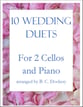 10 Wedding Duets for 2 Cellos and Piano P.O.D. cover